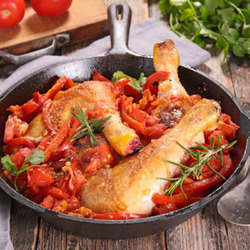 Poulet basquaise