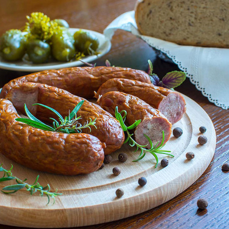 Saucisses fumée, morteau, montbéliard